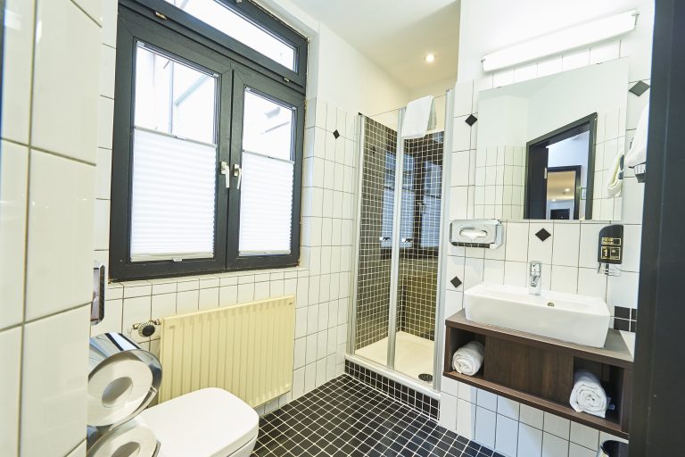 Badezimmer im Hotel Hauser Nürnberg