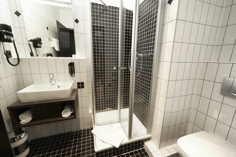 Badezimmer im Hotel Hauser Nürnberg